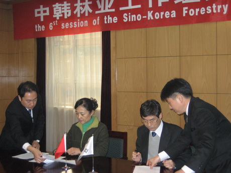 Sixth Session of the Korea-China Forest ...