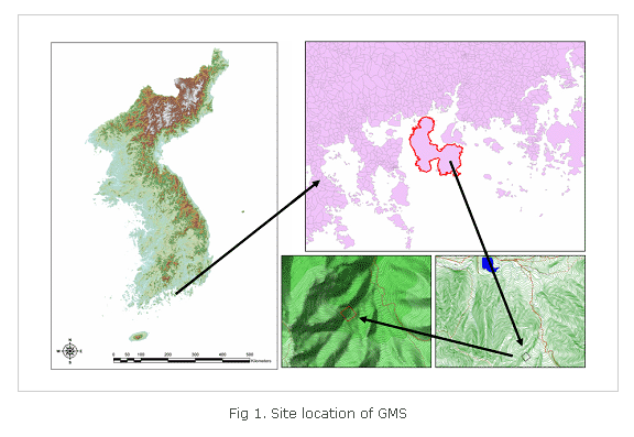 Fig 1. Site location of GMS