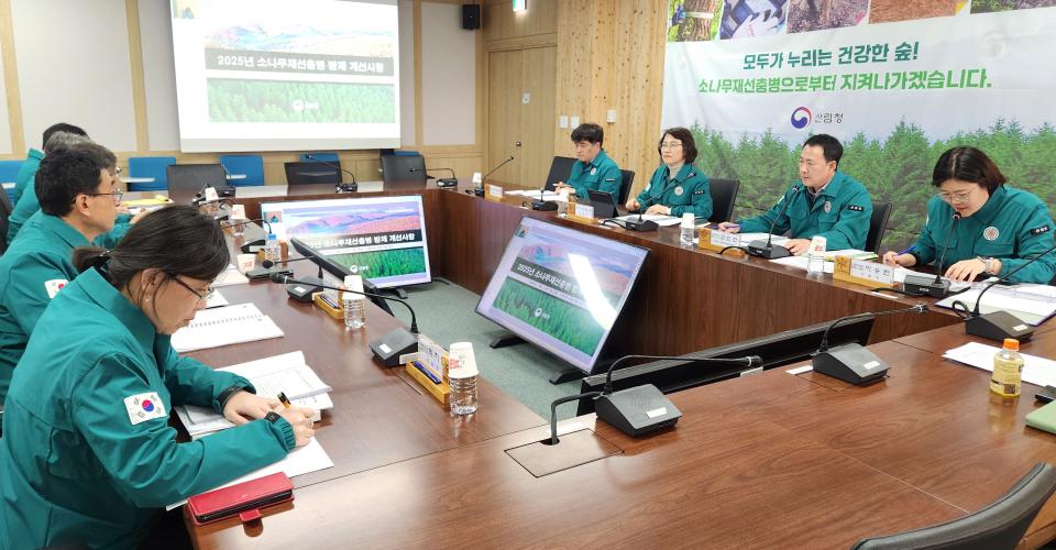 이미라 산림청 차장, 16개 시·도 소나무재선충병 방제 추진상황 점검